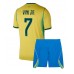 Brazílie Vinicius Junior #7 Dětské Oblečení Domácí Dres MS 2026 Krátkým Rukávem (+ trenýrky) Brazílie Vinicius Junior #7 Dětské Oblečení Domácí Dres MS 2026 Krátkým Rukávem (+ trenýrky)